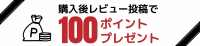 レビュー投稿で100ポイントプレゼント